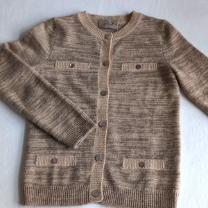 Khan Bogs Mongolian Cashmere Sweater Cardigan Women's Size XS